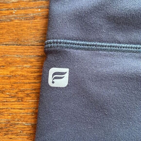 Fabletics Gray and Purple Crop Leggings - Picture 7 of 7